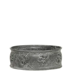 Chic Antique Eisen Tablett mit Muster