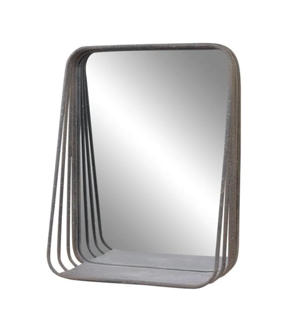 Chic Antique Factory Spiegel mit Regal