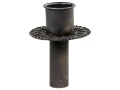 Chic Antique Flaschenaufsatz Kerzenhalter mit dekorativem Rand