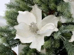 Chic Antique Fleur Blume mit Clips, Tannenbaumschmuck