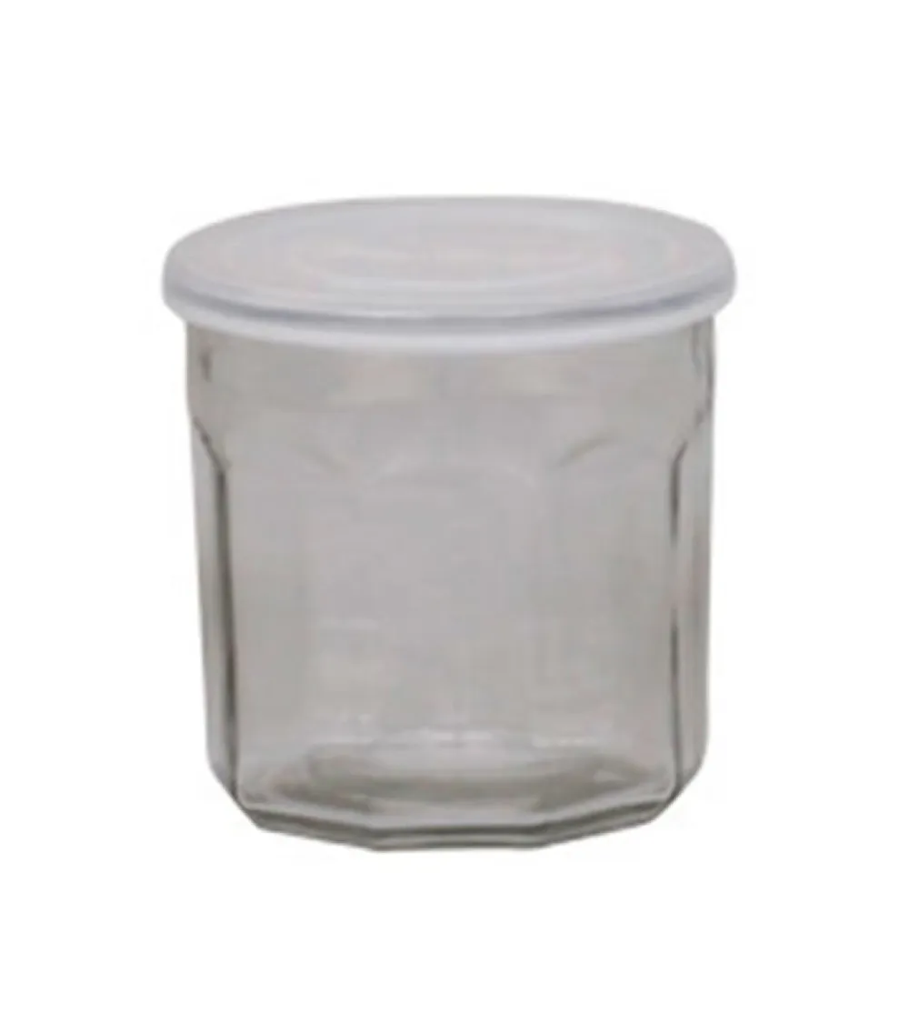 Chic Antique Französiches Marmeladenglas mit Deckel