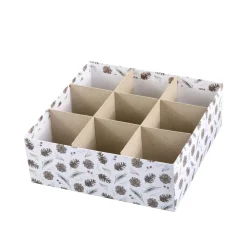 Chic Antique Geschenkbox 3er-Set mit Zapfen