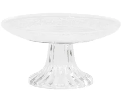 Chic Antique Glas Etagere mit Muster