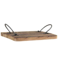 Chic Antique Grimaud altes Tablett mit Henkel