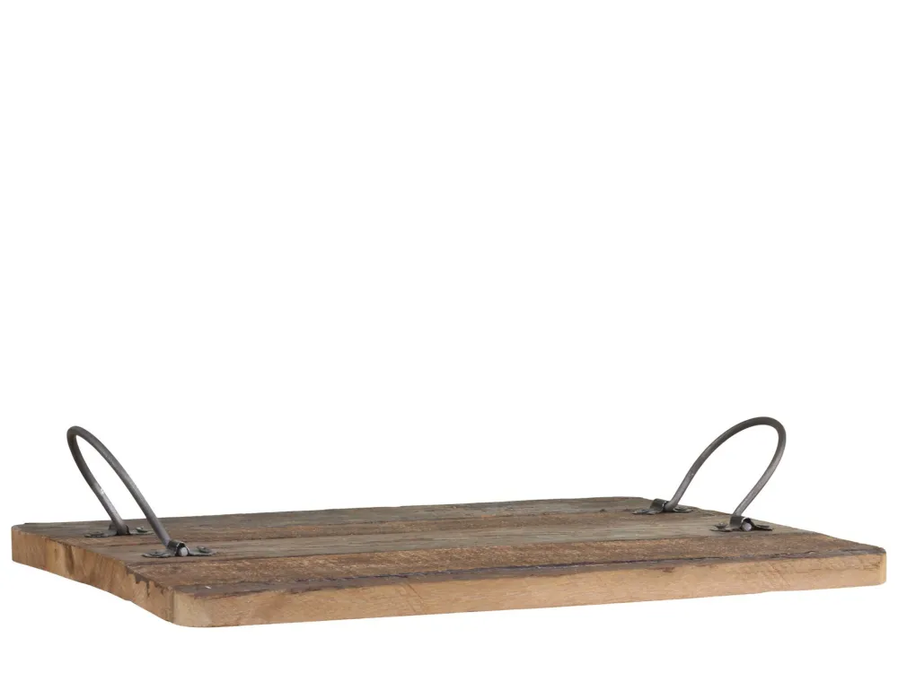 Chic Antique Grimaud altes Tablett mit Henkel