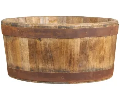 Chic Antique Grimaud alte Holzwanne