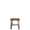 Chic Antique Hocker mit Muster auf Sitz