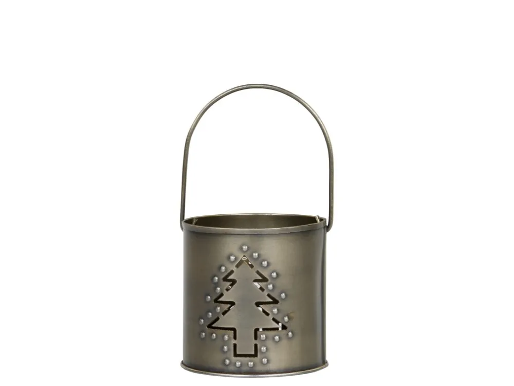 Chic Antique Hurricane Windlicht mit Dekor