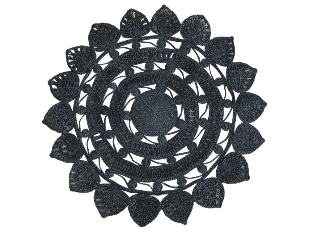 Chic Antique Jute Teppich mit Muster