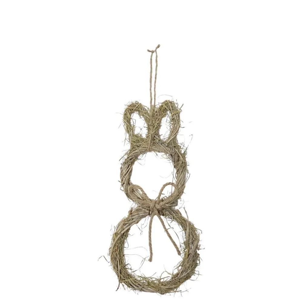 Chic Antique Kaninchen geflochten Wanddeko