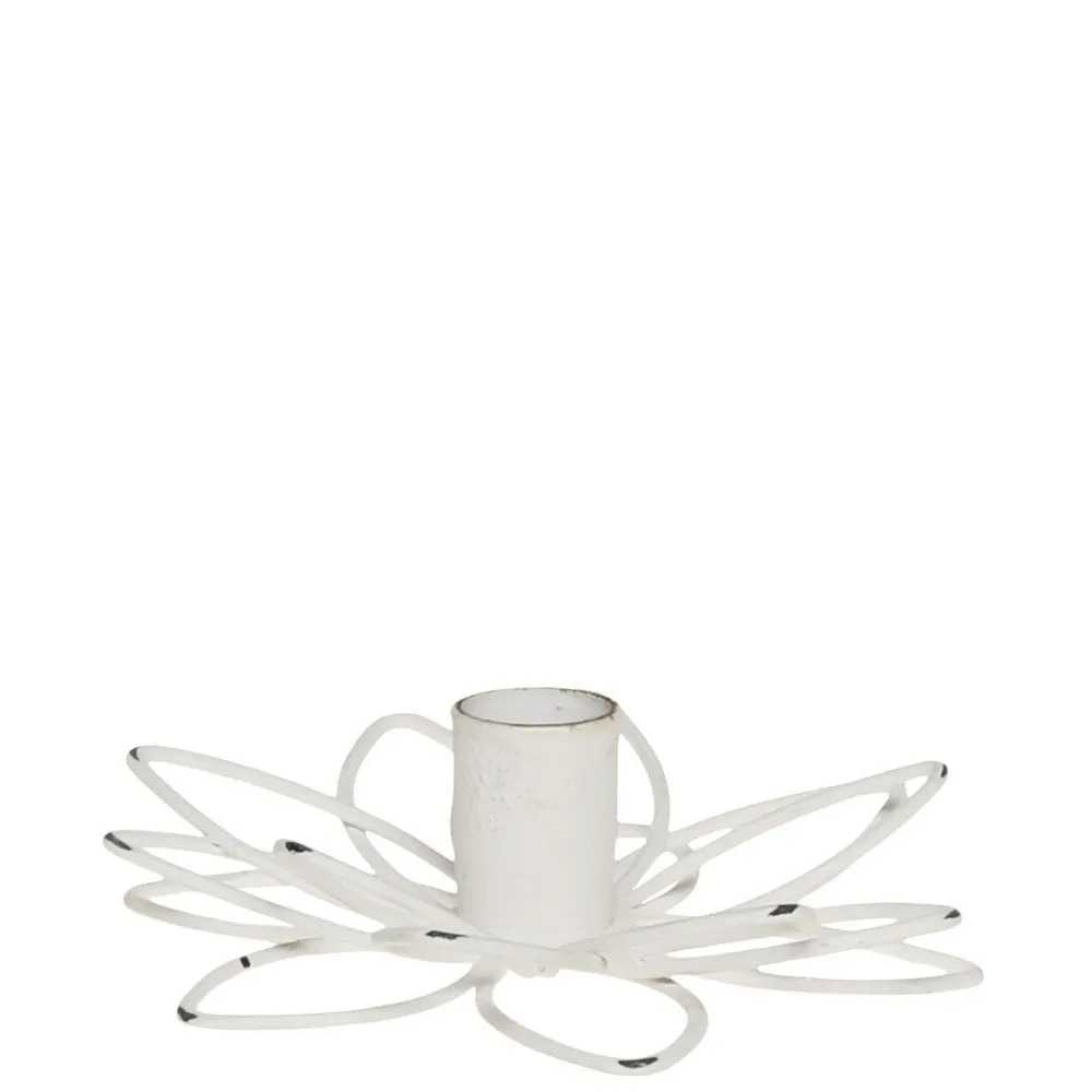 Chic Antique Kerzenständer in Blumenform