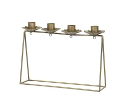 Chic Antique Kerzenständer mit 4 Haltern für Stabkerzen