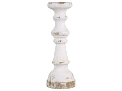 Chic Antique Kerzenständer für Stumpenkerzen aus Holz