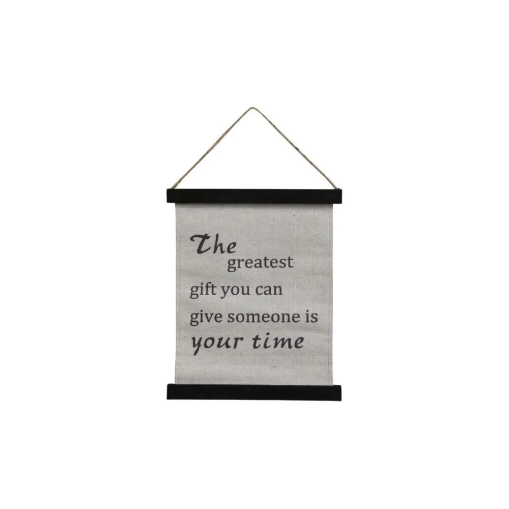 Chic Antique Kleine Leinwand mit Text zum Aufhängen