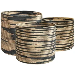 Chic Antique Körbe aus Wasserhyazinthe 3er Set