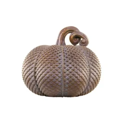 Chic Antique Kürbis mit goldener Verzierung