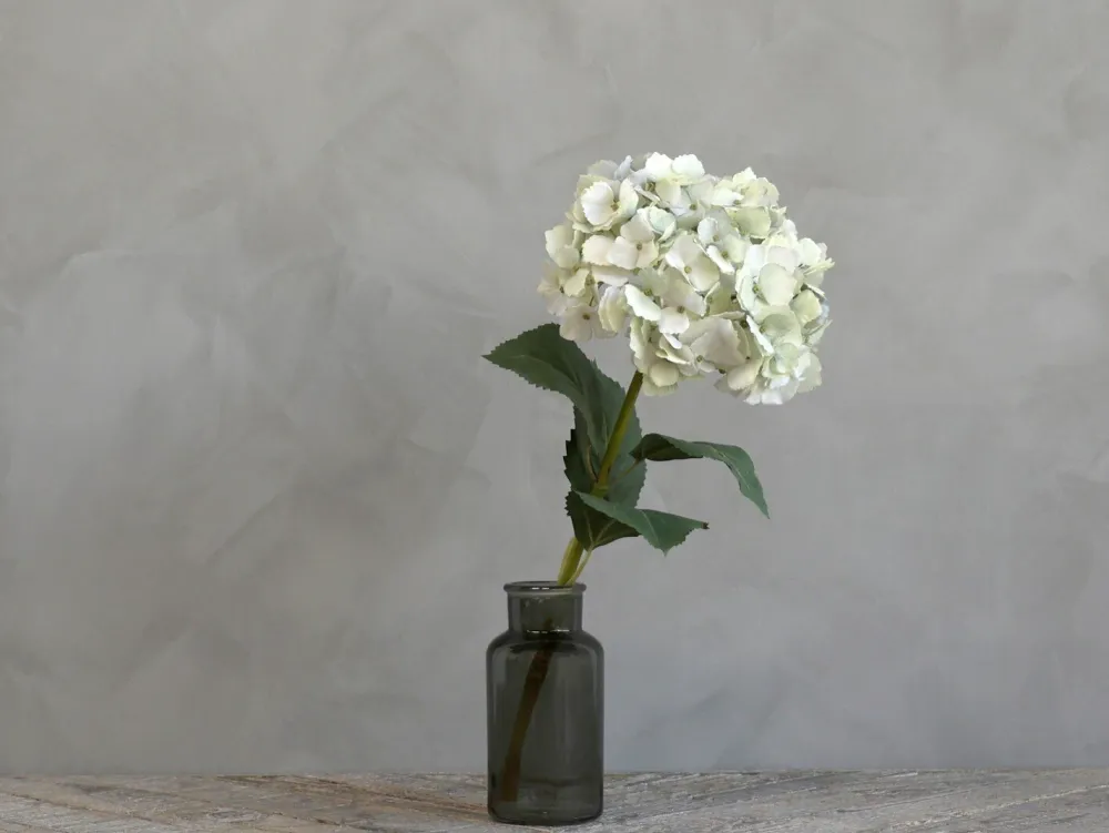 Chic Antique Kunstblume Hortensie mit Blätter