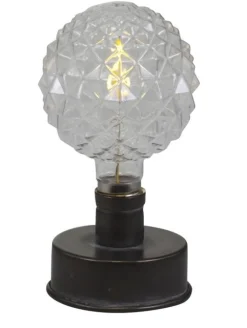 Chic Antique Lampe mit gemusterter Glühbirne
