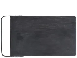 Chic Antique Laon Tapasbrett Mangoholz mit Eisen Henkel