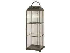 Chic Antique Laterne mir Eisengitter