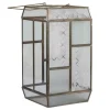 Chic Antique Laterne mit mattiertem Glas