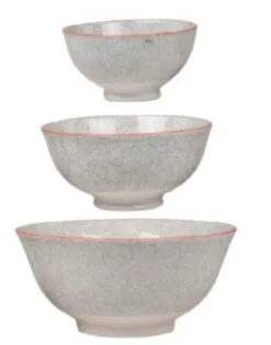 Chic Antique Latteschüssel mit Muster 3er Set