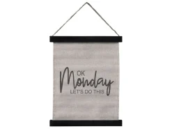 Chic Antique Leinwandbild mit Text zum Aufhängen klein