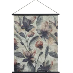 Chic Antique Leinwandbild zum Aufhängen mit Blumen