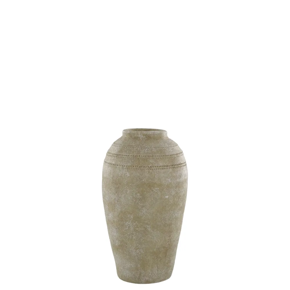 Chic Antique Lourdes großer Terrakotta Krug, Topf