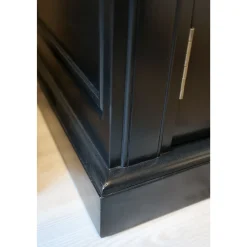 Chic Antique Marseille Vitrinenschrank mit 2 Türen, 4 Ablagen