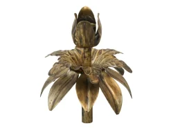 Chic Antique Messing Kerzenhalter mit Blättern für Vase, Flasche