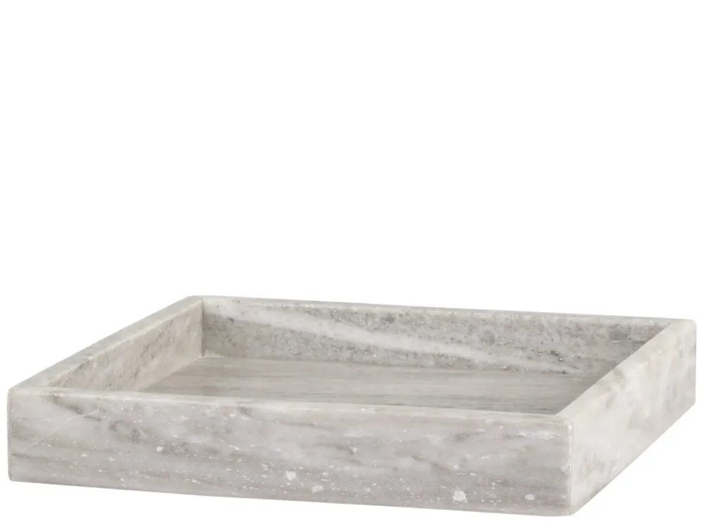 Chic Antique Morlaix Tablett aus Marmor quadratisch