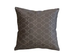 Chic Antique Moulin Kissen mit Gold Muster, mokka