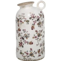 Chic Antique Nancy Vase mit Blumenmotiv