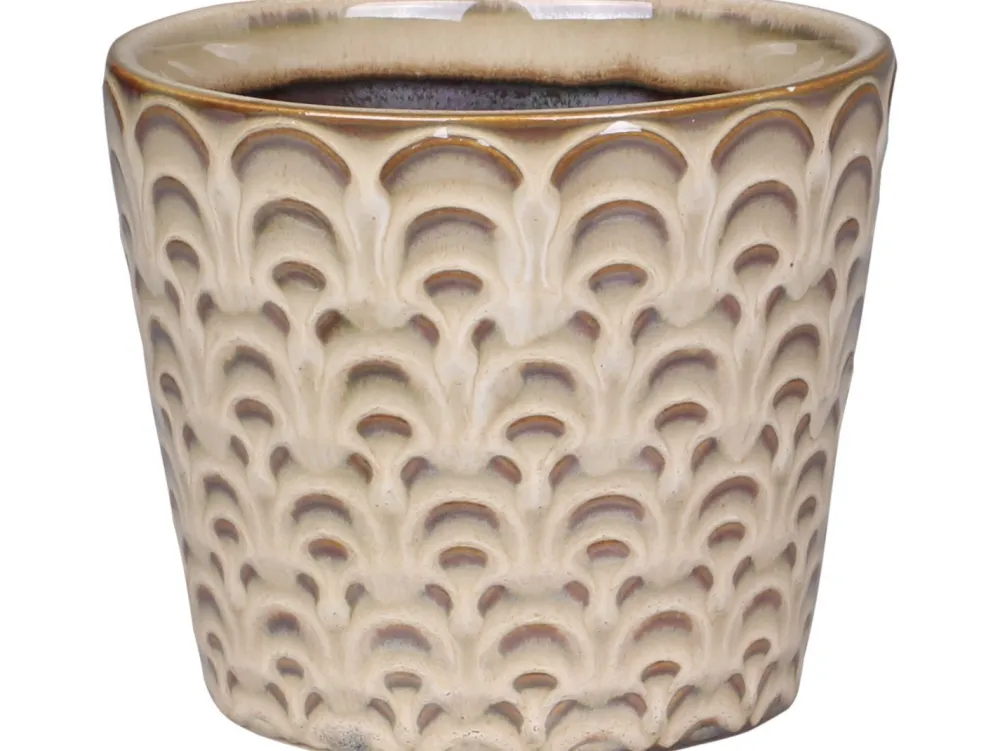 Chic Antique Nimes Übertopf mit Muster