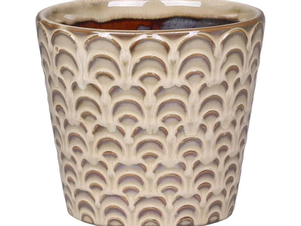 Chic Antique Nimes Übertopf mit Muster