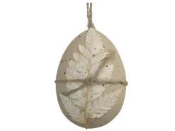 Chic Antique Osterei mit getrockneten Blumen