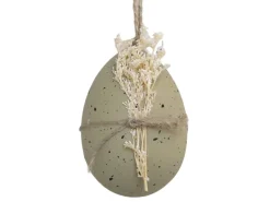 Chic Antique Osterei mit getrockneten Blumen