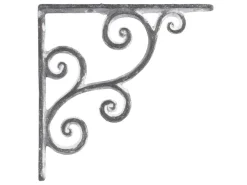 Chic Antique Regalträger aus Eisen mit Muster