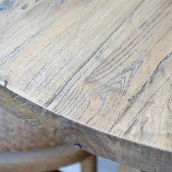 Chic Antique Runder Esstisch aus Recyclingholz