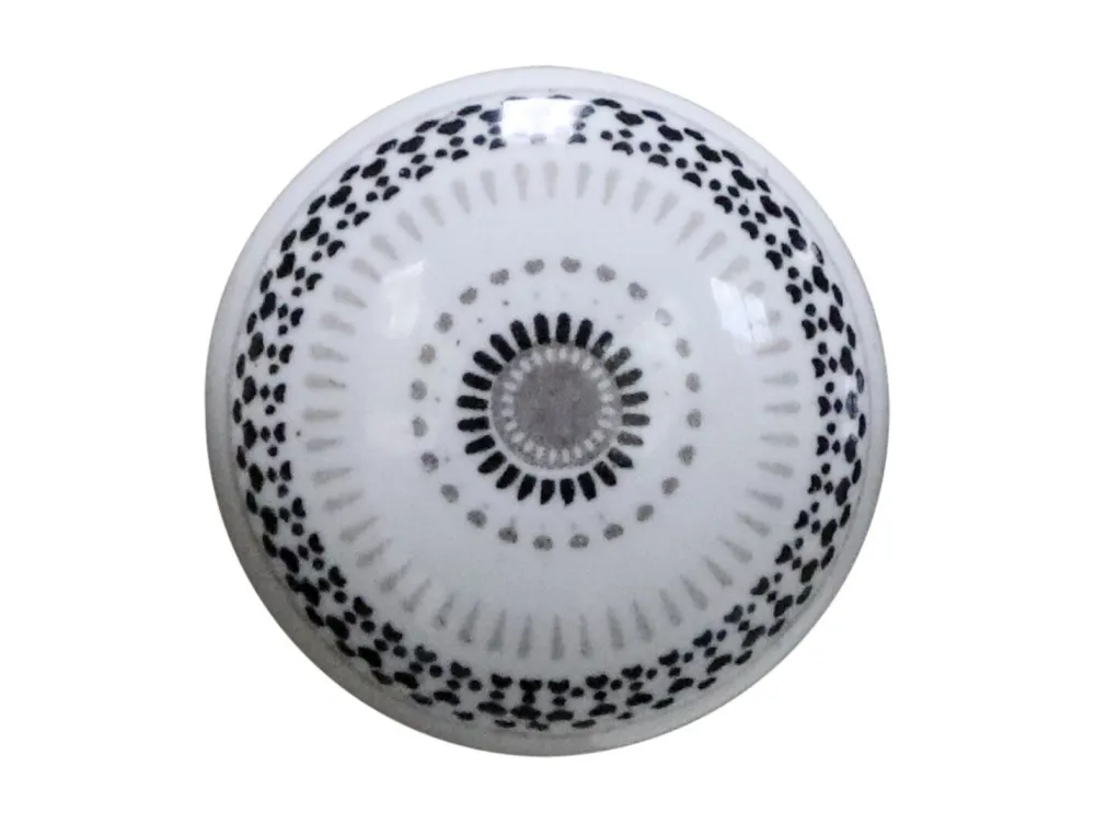 Chic Antique Runder Griff mit Muster