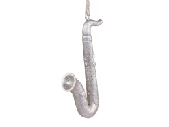 Chic Antique Saxophon Anhänger mit Glitzer