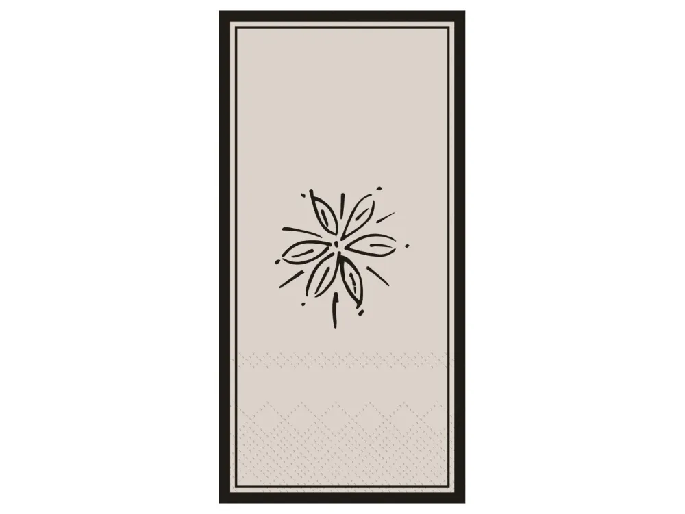 Chic Antique Serviette mit Blume