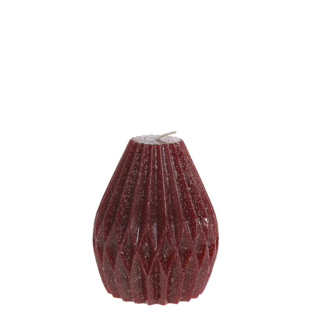 Chic Antique Stumpenkerze Diamant mit Glitzer