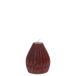 Chic Antique Stumpenkerze Diamant mit Glitzer