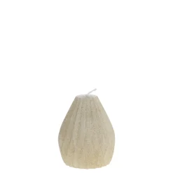 Chic Antique Stumpenkerze Diamant mit Glitzer