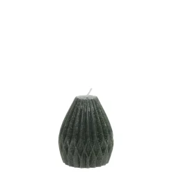 Chic Antique Stumpenkerze Diamant mit Glitzer