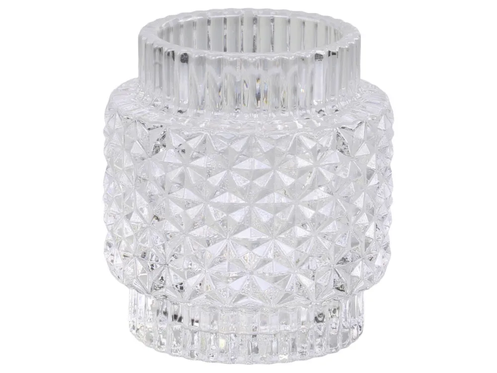 Chic Antique Teelichtglas mit Muster