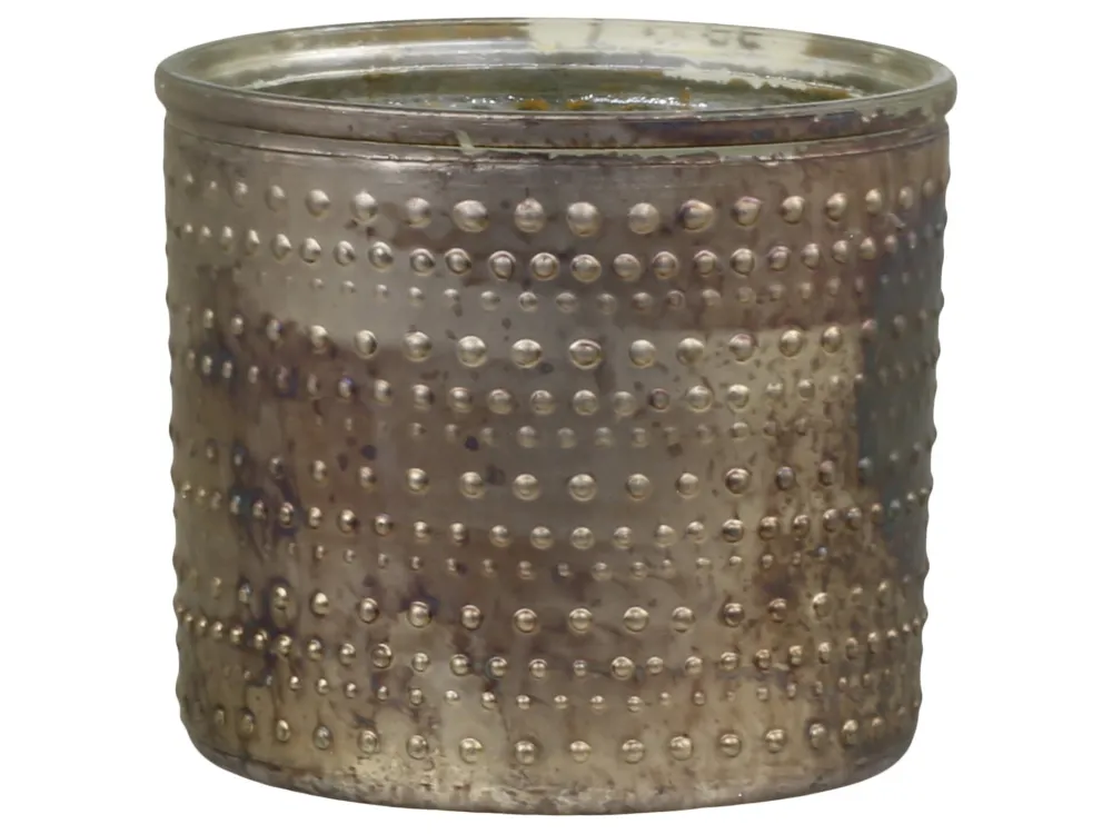 Chic Antique Teelichthalter mit Muster aus Glas