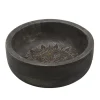 Chic Antique Tours Schüssel mit Schnitzereien M Schwarz